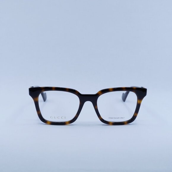 🕶️ New Gucci GG1728O 002 Eyeglasses - Dark Havana Frame - Picture 2 of 12